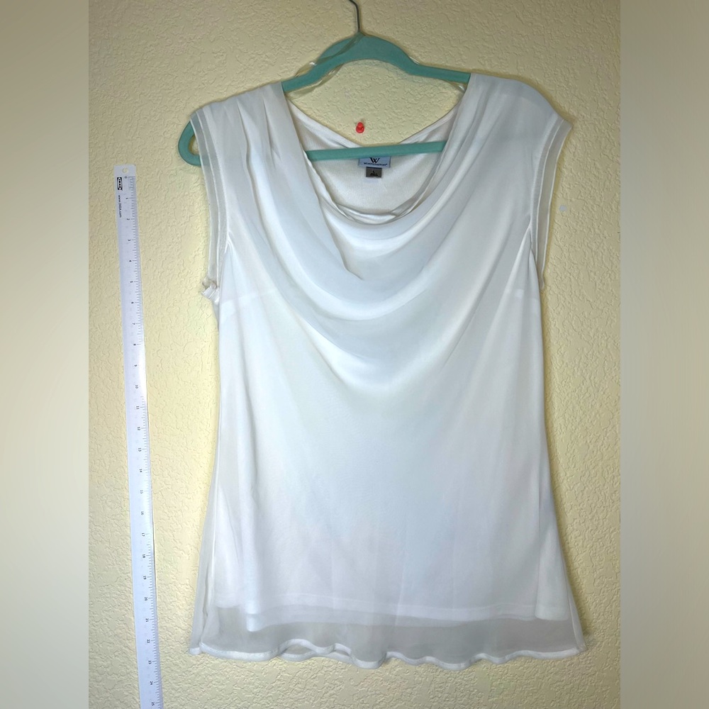 Worthington Sleeveless White Size L